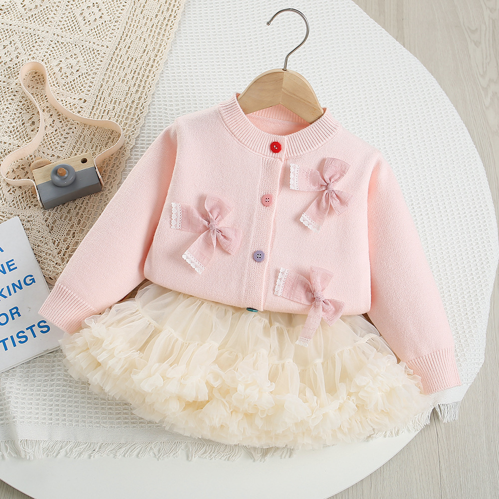 0-6-year-old baby girl clothes - Knit Cardigan Infant incelemesi ve fiyatı