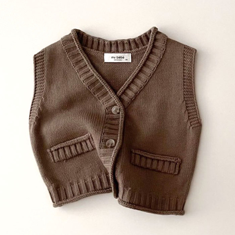 2025 Autumn New Baby Sleeveles - Knit Cardigan Infant incelemesi ve fiyatı