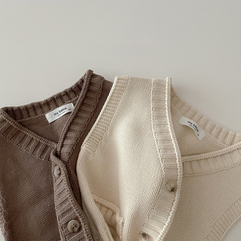 2025 Autumn New Baby Sleeveles - Knit Cardigan Infant incelemesi ve fiyatı