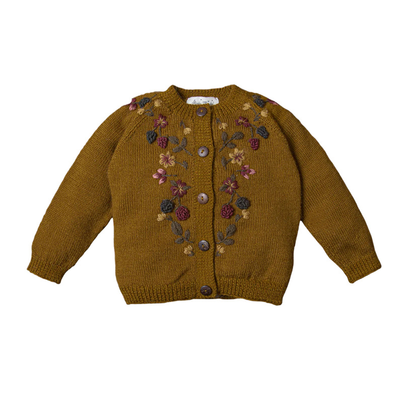 2024 Girls Knitted Cardigan Wo - Knit Cardigan Infant incelemesi ve fiyatı